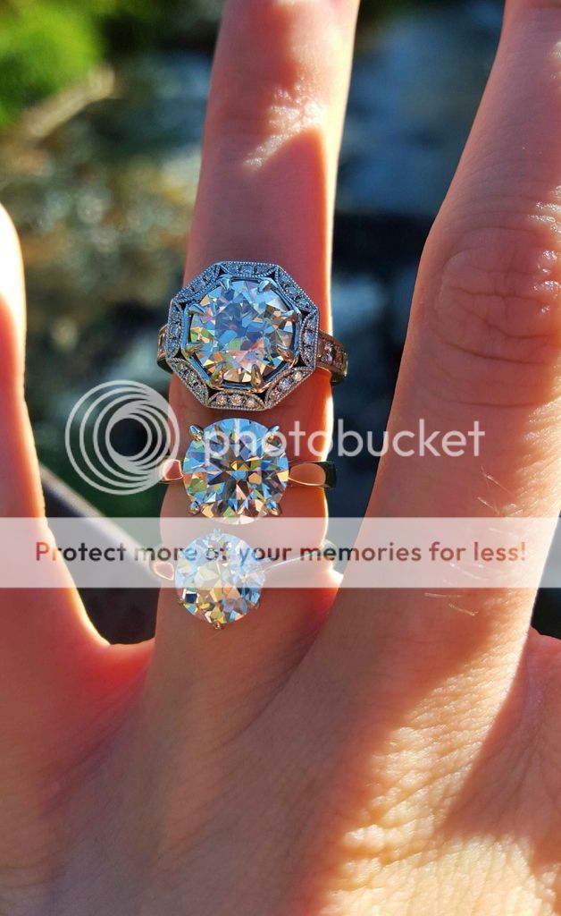 Moissanite VS. Lab created diamonds? Which one to chose?